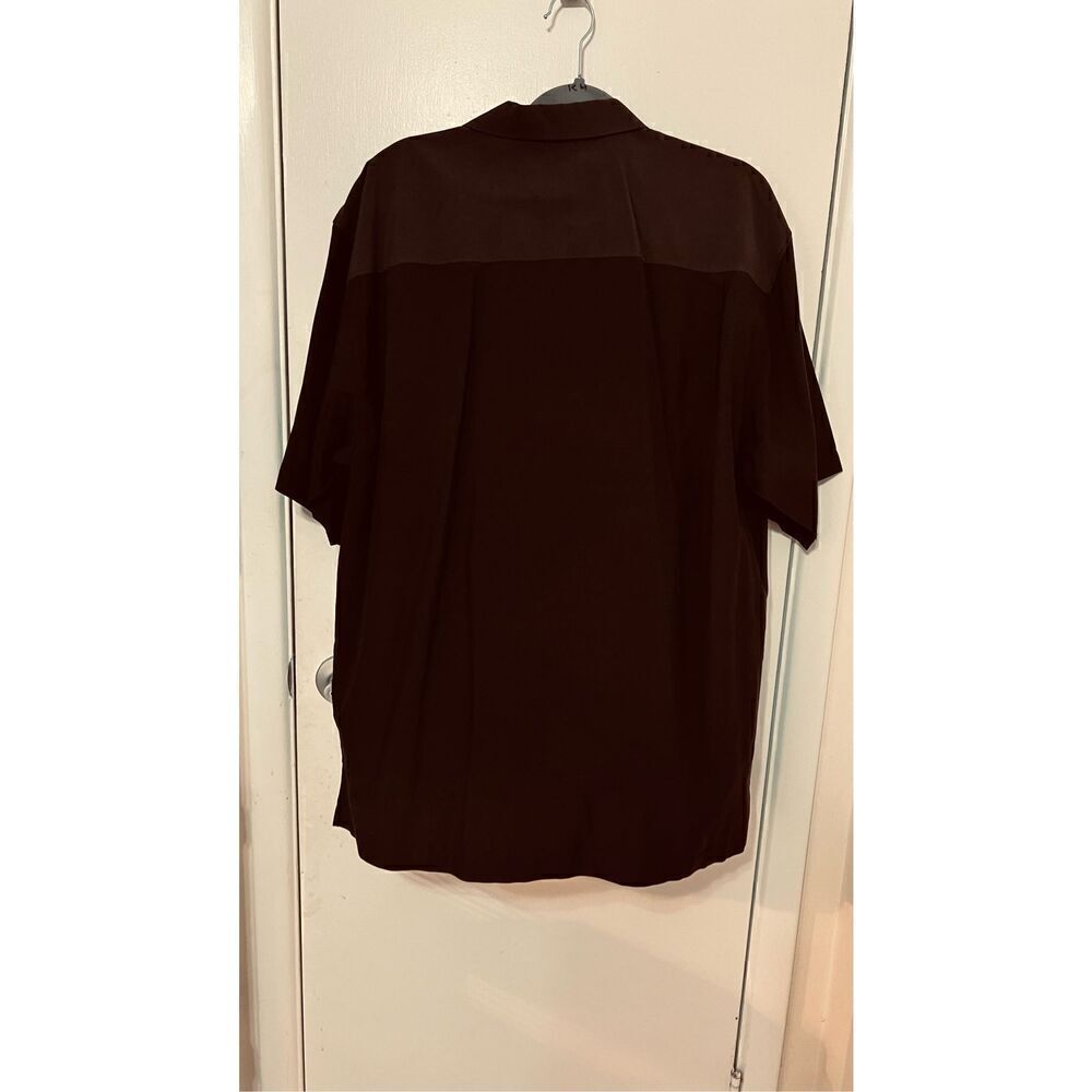 Tommy Bahama Garden of Hope and Courage Camp Shirt Silk Mens Top SZ L - Picture 8 of 10